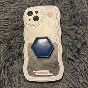 Strawberry ice cream wavy phone case for IPhone 13